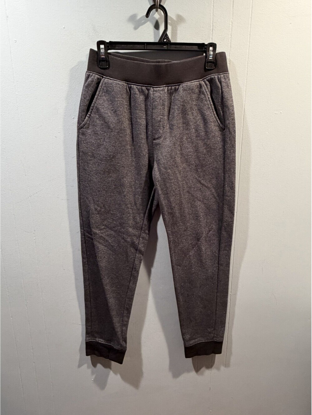 Youth Kids Athletic Works Jogger Size XL (14-16) Gray Black